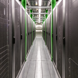 intérieur d'un datacenter