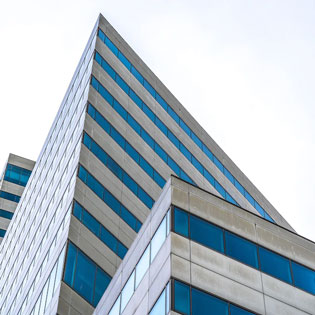 vue de plusieurs immeubles de bureaux