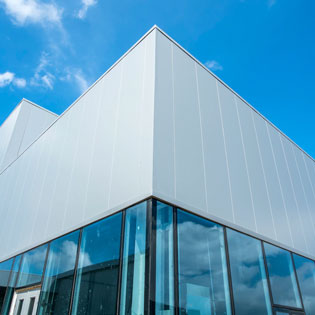 extérieur d''un site de production