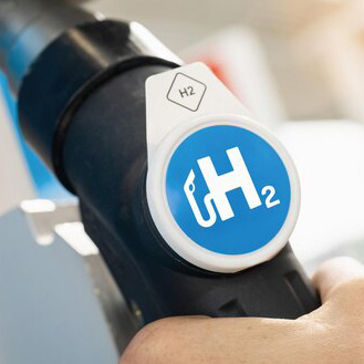 véhicule en charge avec de l''hydrogène