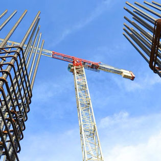 vue de plusieurs immeubles en construction