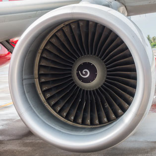 moteur d''un avion