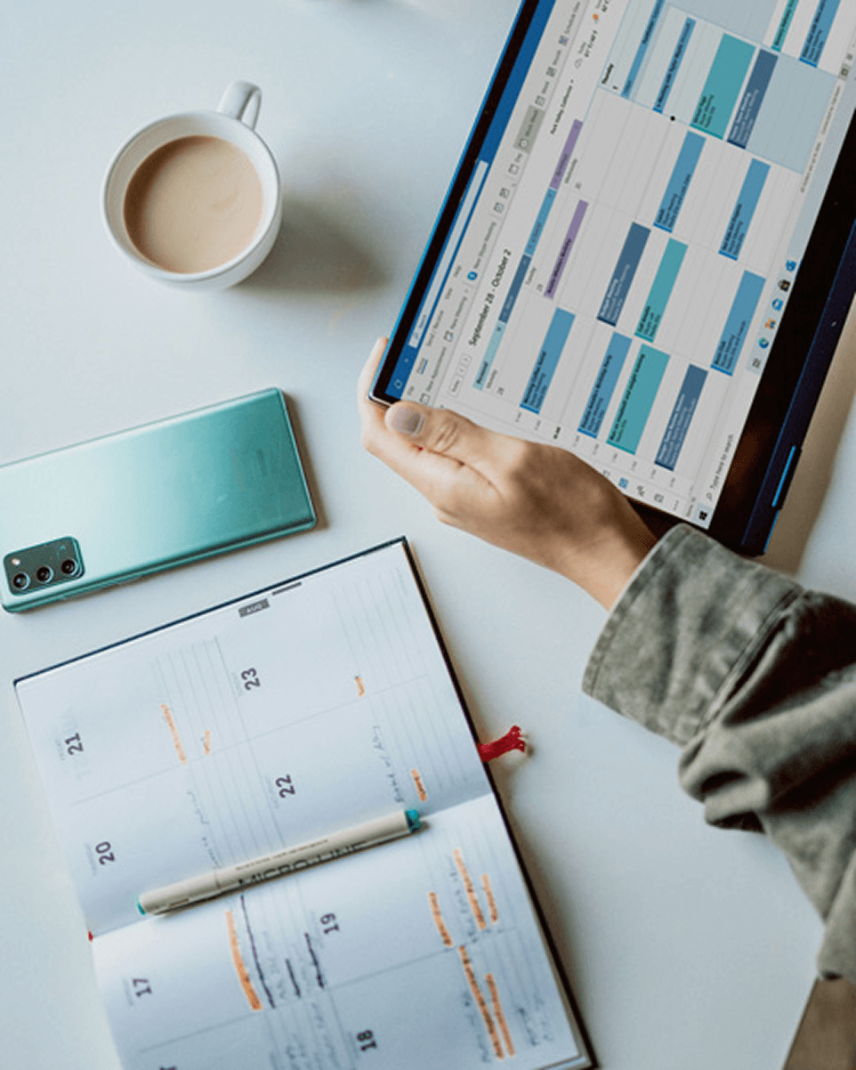 Digital schedule management in a professional setting
