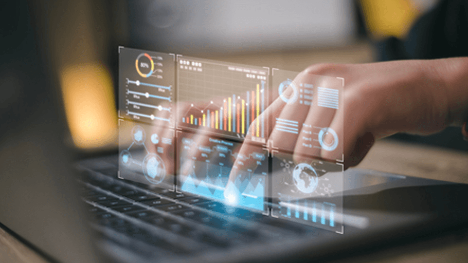 AData analysis through a digital interface